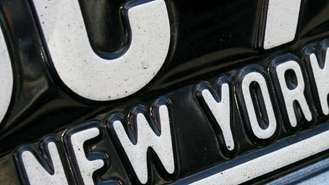 NY License Plate