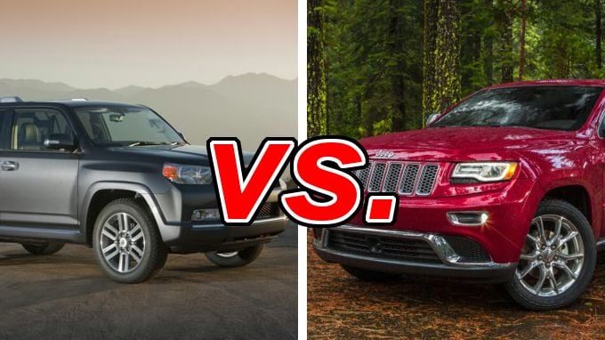compare toyota 4runner and jeep grand cherokee #6