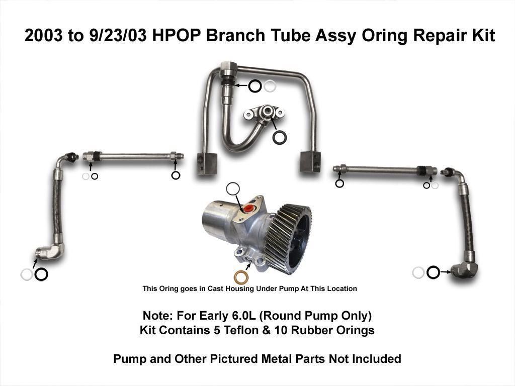Replace ORing in Branch Tube on 2004 6.0? Ford Powerstroke Diesel Forum