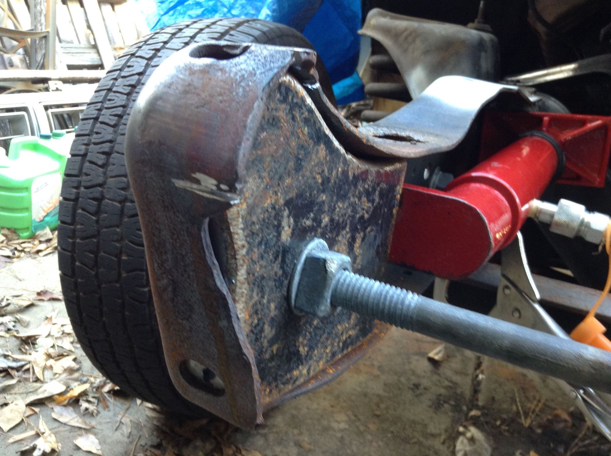 Rebuilding a wrecked F150 bent frame Page 5 Ford Truck