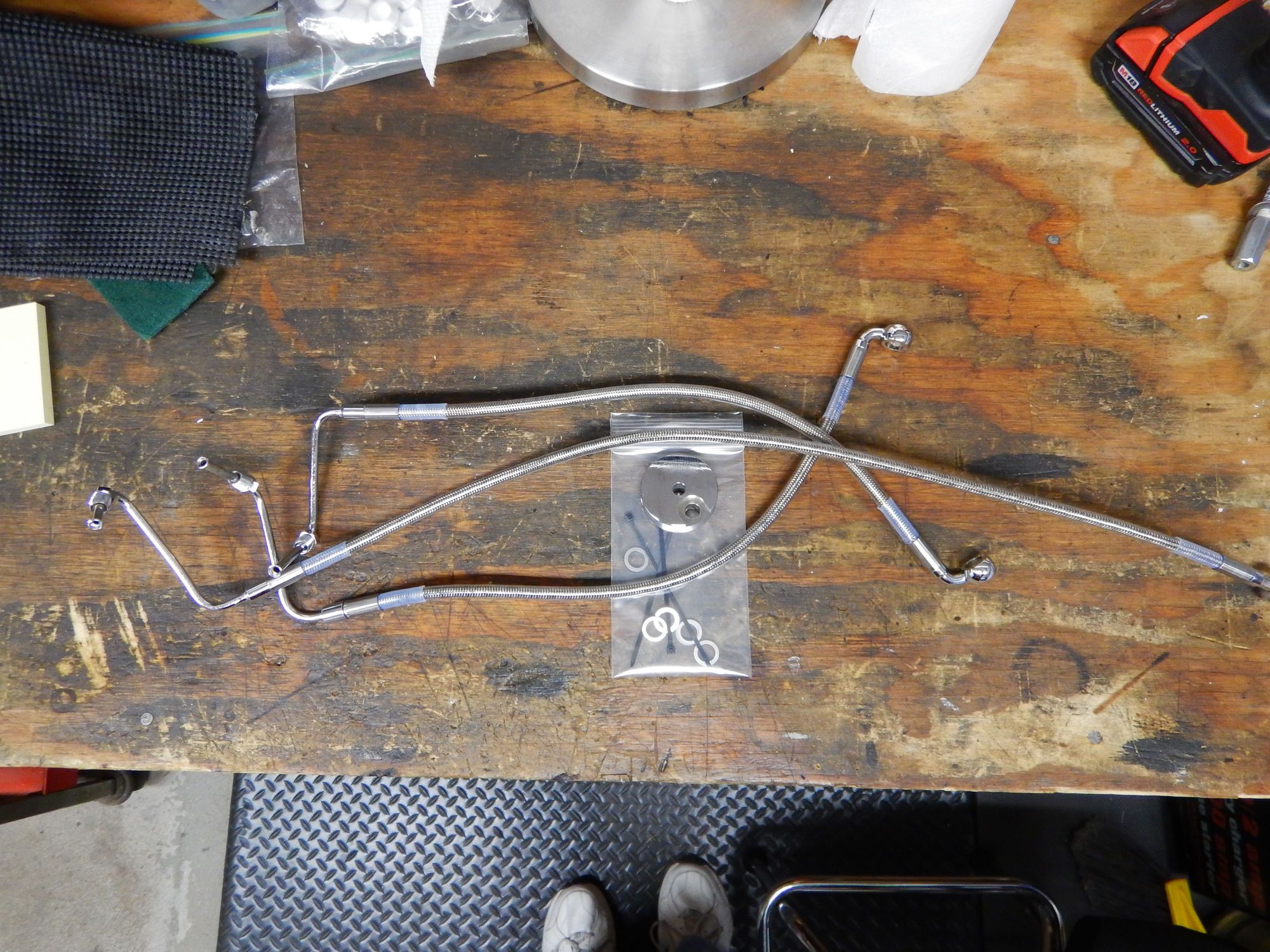 Stainless Brake Line Kit Harley Davidson Forums