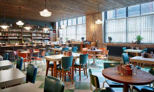 Restaurante público de Soho House Chicago, Chicken & Farm Shop Restaurante público de Soho House Chicago, Chicken & Farm Shop