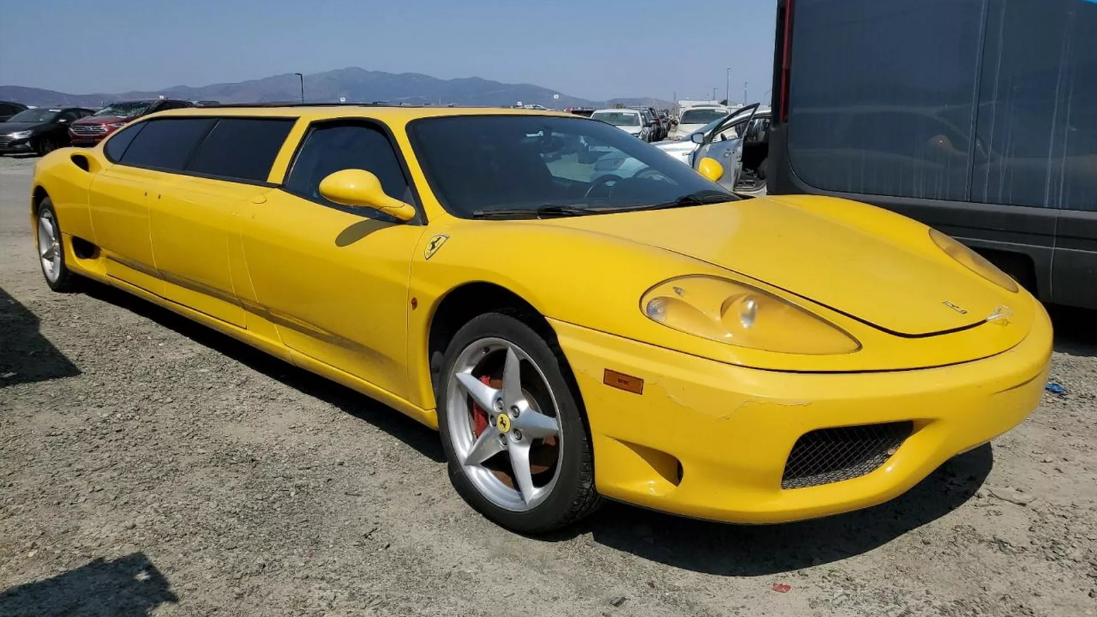 This Ferrari Stretch Limo Is a Train Wreck, and We Can’t Look Away!