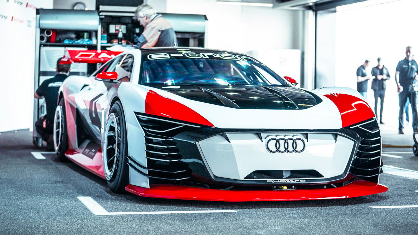 The Audi E-Tron Vision Gran Turismo Drives Through Rome