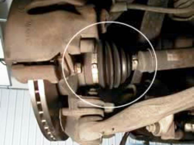 Figure 3. Some CV joints will only make noise when going around corners