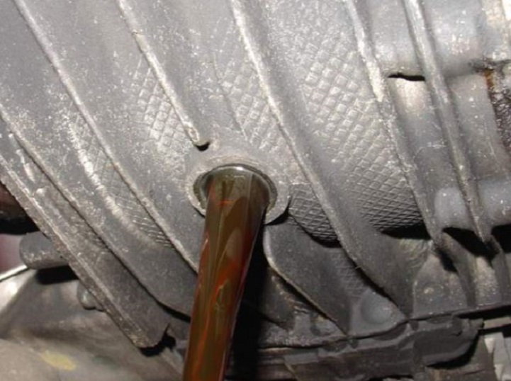 Flush that old transmission fluid before contemplating a new TC.