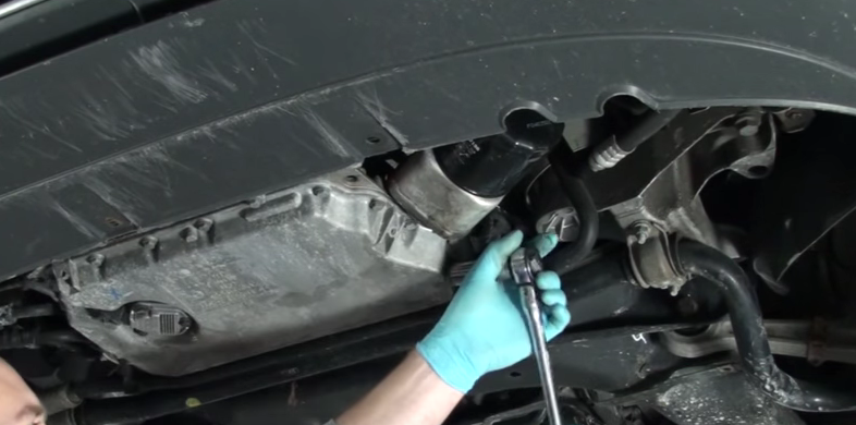 AUDI A6 C5 OIL CHANGE HOW TO REMOVE REPLACE CHANGE