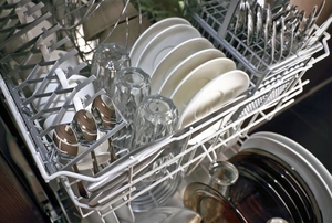 A full dishwasher