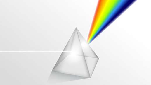 prism with rainbow