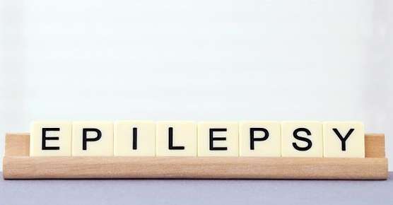 Image of scrabble letters spelling out epilepsy. 