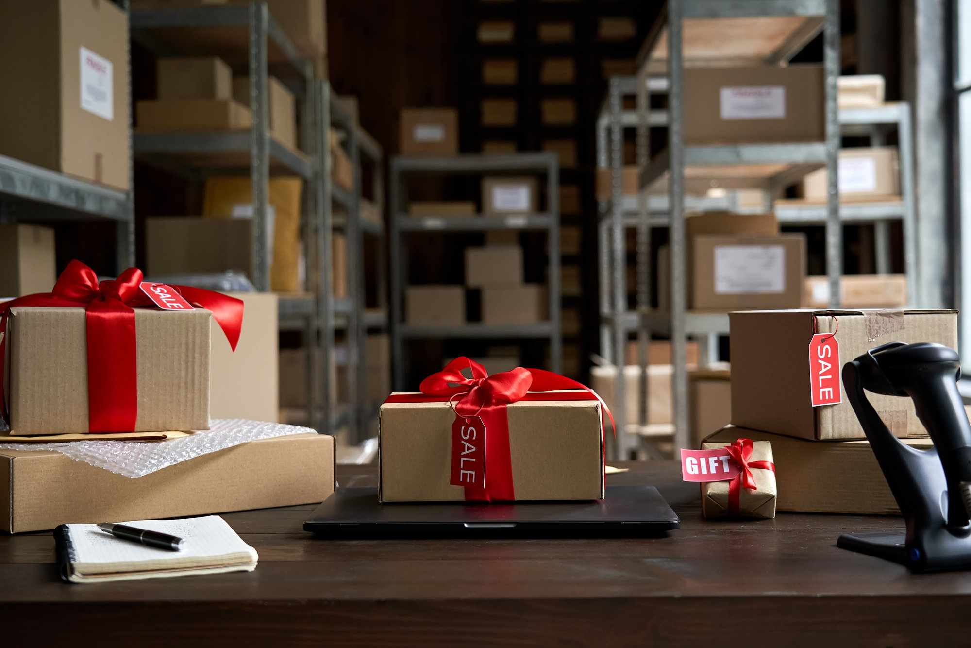 holiday shipping packages