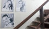 6 Ideas to Decorate Walls along Wooden Stairs