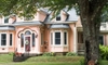 pink, Victorian-style house