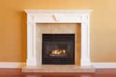 What are some different types of vented fireplace logs?