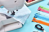 sewing machine and supplies