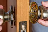 Installing a doorknob