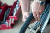 Repairing bicycle tire