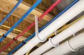 PEX and PVC pipes.