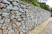 A retaining wall