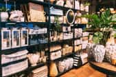 home goods store with interior decor items