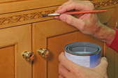 Remove Paint from Metal Kitchen Cabinets