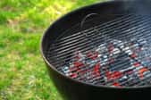 A charcoal grill.