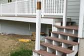 Deck stairs.