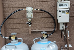 A propane heater safety.