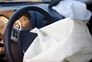 Deployed Air Bags Car Accident Aftermath