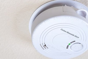 A smoke detector.