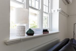 light coming in through large windows