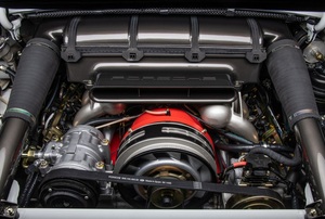 A car engine.