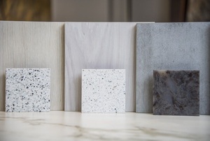 flooring and granite countertop samples