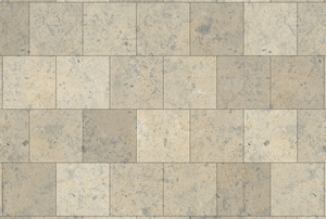 light-toned natural limestone tiles