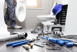 Various plumbing tools.