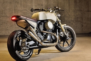 parked motorcycle