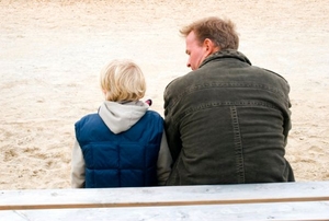 dad and son