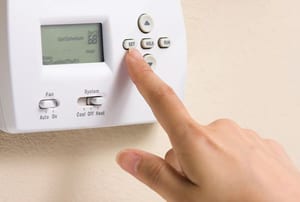 Setting thermostat