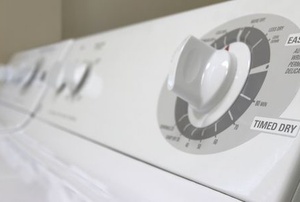 A close up on a dryer.
