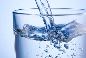 A glass of clean water