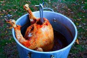 A deep fried turkey.