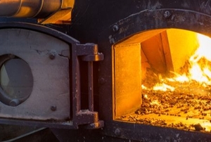 wood pellet burner