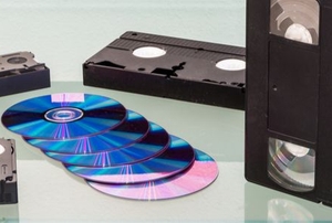 DVDs and VHS tapes