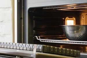 an open oven