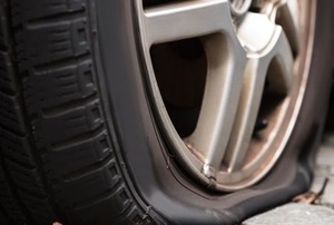A flat tire