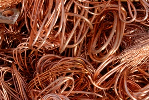 Wires in a bunch.