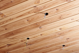 wood ceiling boards