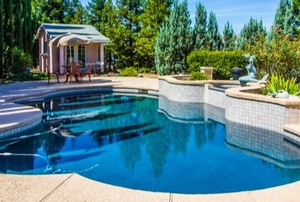 An outdoor pool.