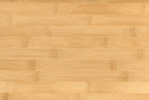 A close-up of natural bamboo flooring.