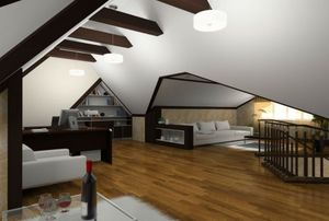 Faux wood beams